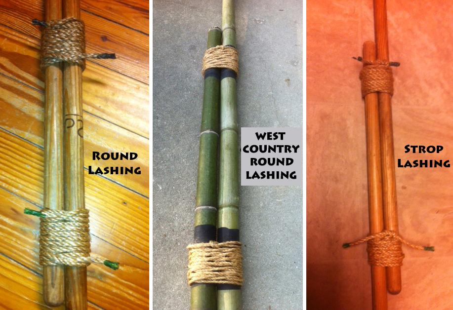 Four Different Lashings to Extend the Length of a Pole – SCOUT PIONEERING